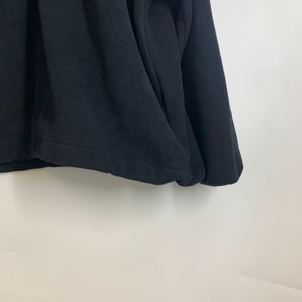 Uniqlo Mens Large Black Fleece Quarter Zip Pullover Sweater 241-449751 Recycled - Picture 4 of 10